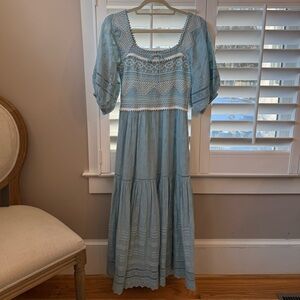 Sea New York Light Blue Long Sleeve Dress